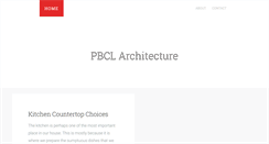 Desktop Screenshot of pbclarchitecture.com