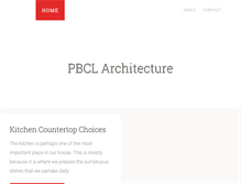 Tablet Screenshot of pbclarchitecture.com